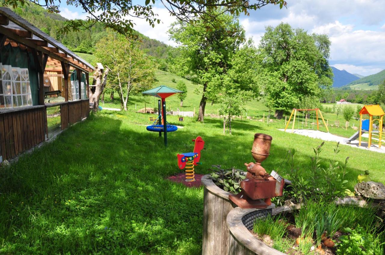 Mostheuriger Steyrdurchbruchalm Leonstein ภายนอก รูปภาพ